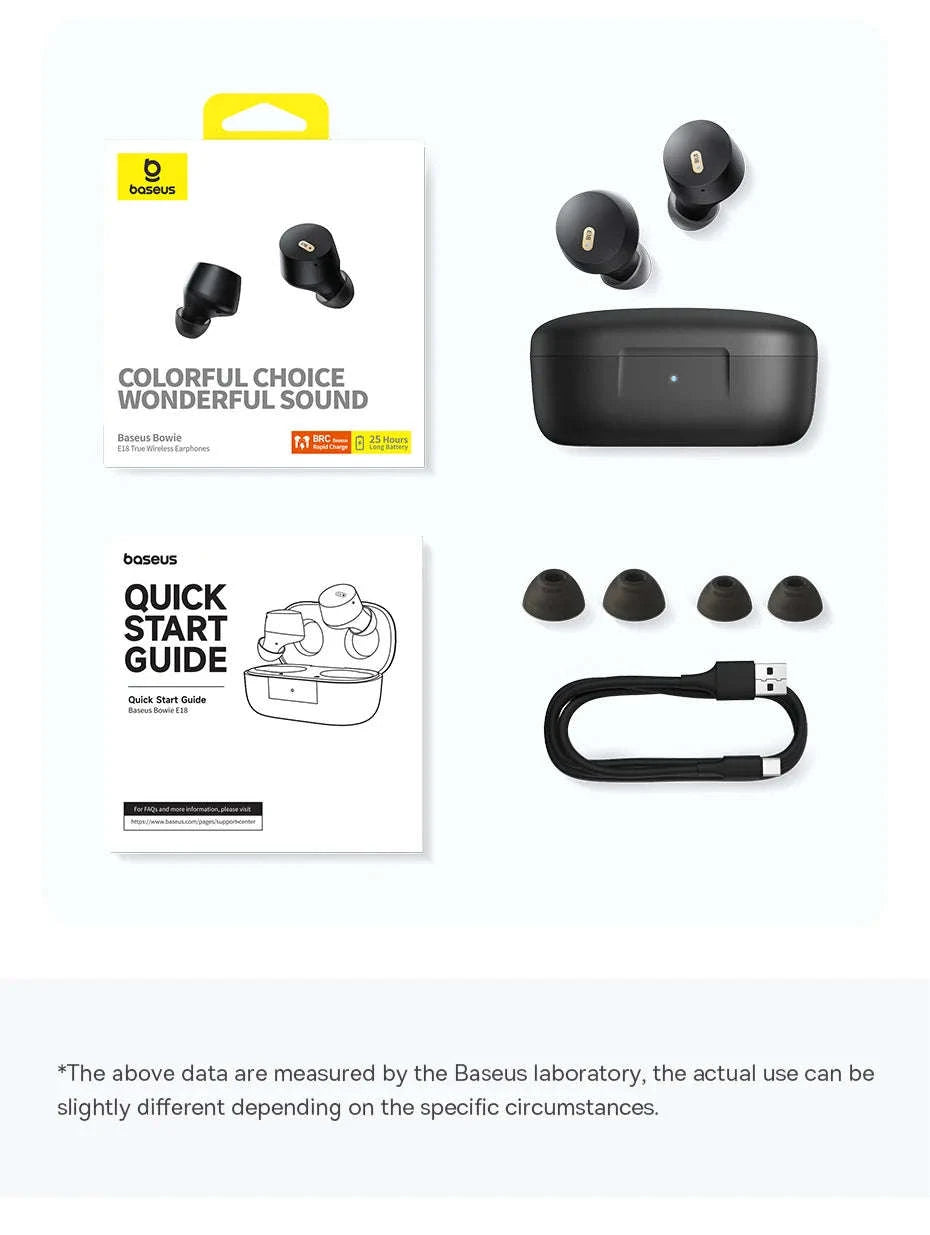 Baseus Bowie E18 True Wireless Earbuds-Default Title