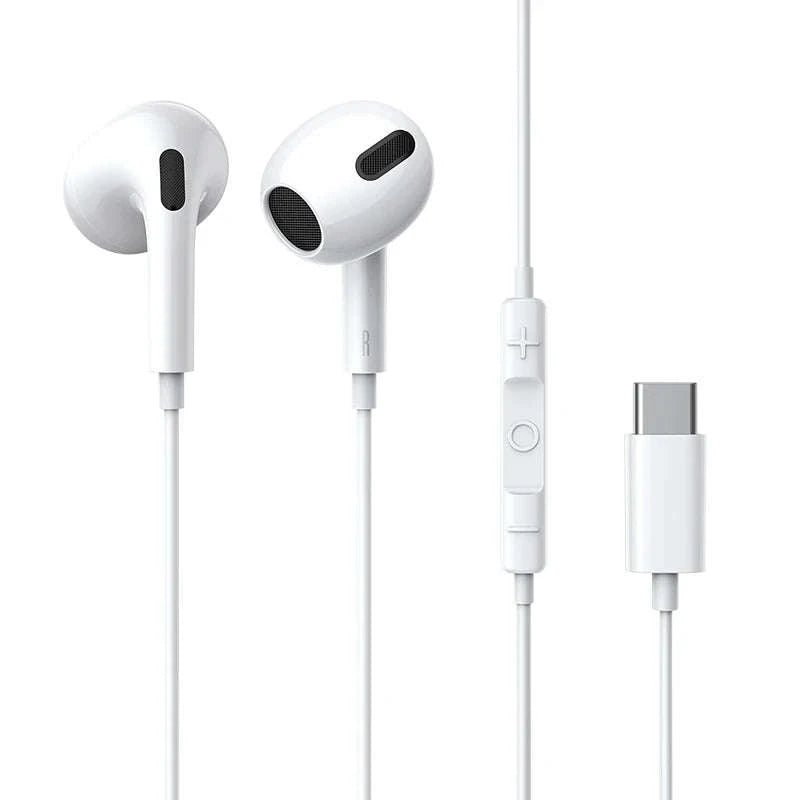 Baseus C17 Type‑C Wired Earphones with Mic-White