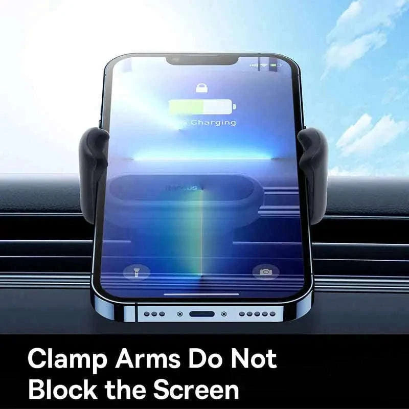 Baseus Car Phone Holder Air Vent Mount with Stable Double Clip-Black