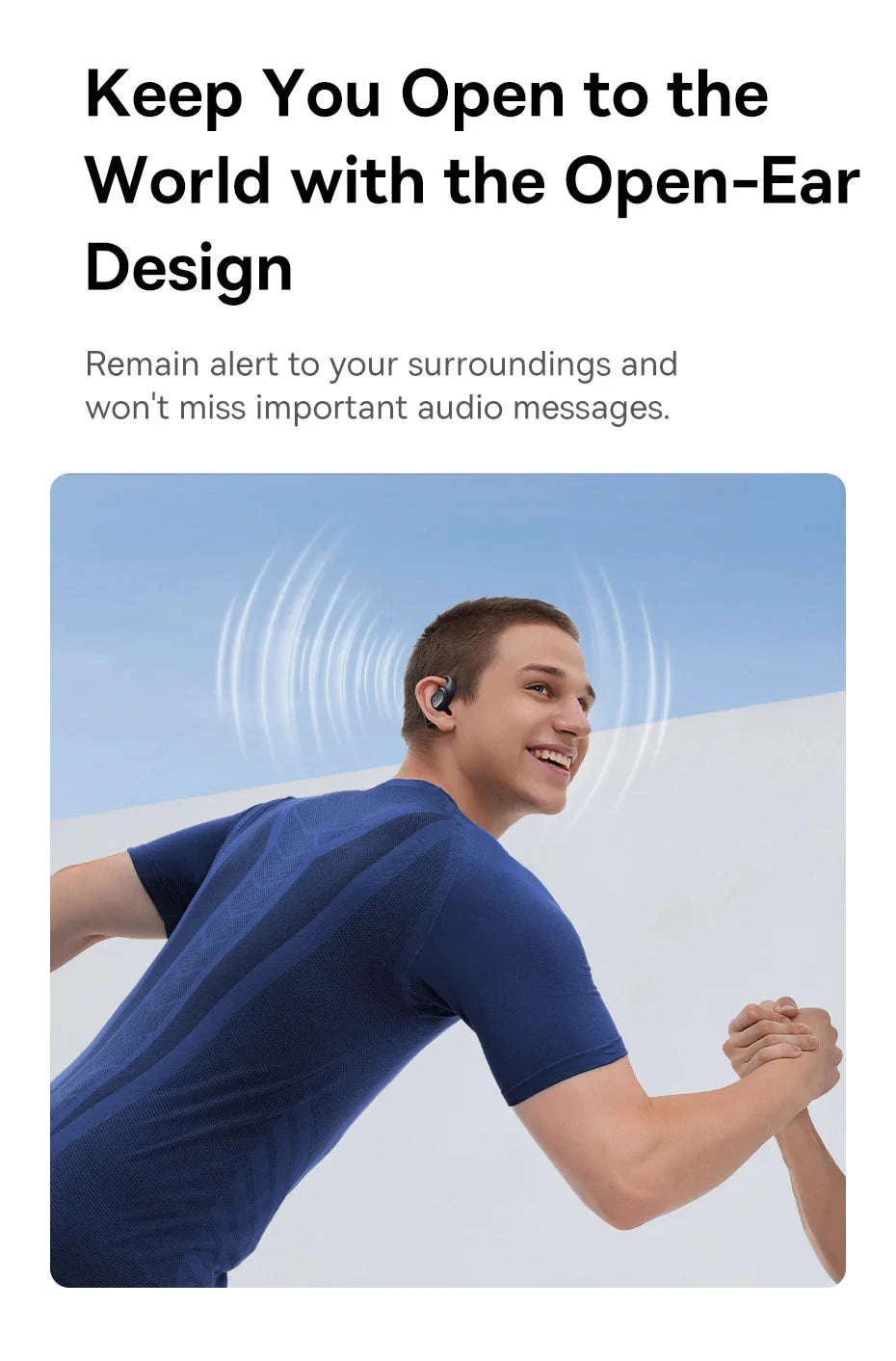 Baseus Eli 10i Fit Open-Ear Earphones Ear Hooks Wireless Bluetooth 5.4 Headphones IP54 Waterproof Air conduction Sports Earbuds-Black