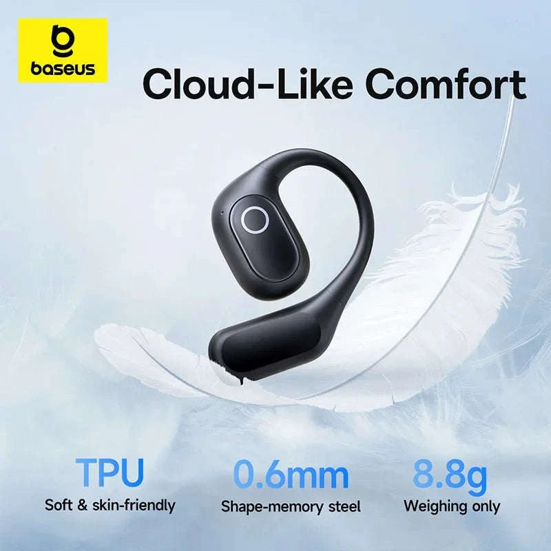 Baseus Eli 2i Fit Open‑Ear Wireless Earphones-White