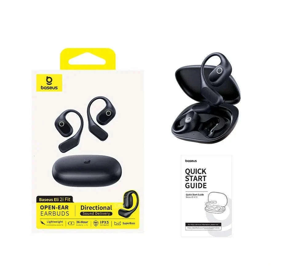 Baseus Eli 2i Fit Open-Ear Wireless Earphones-White