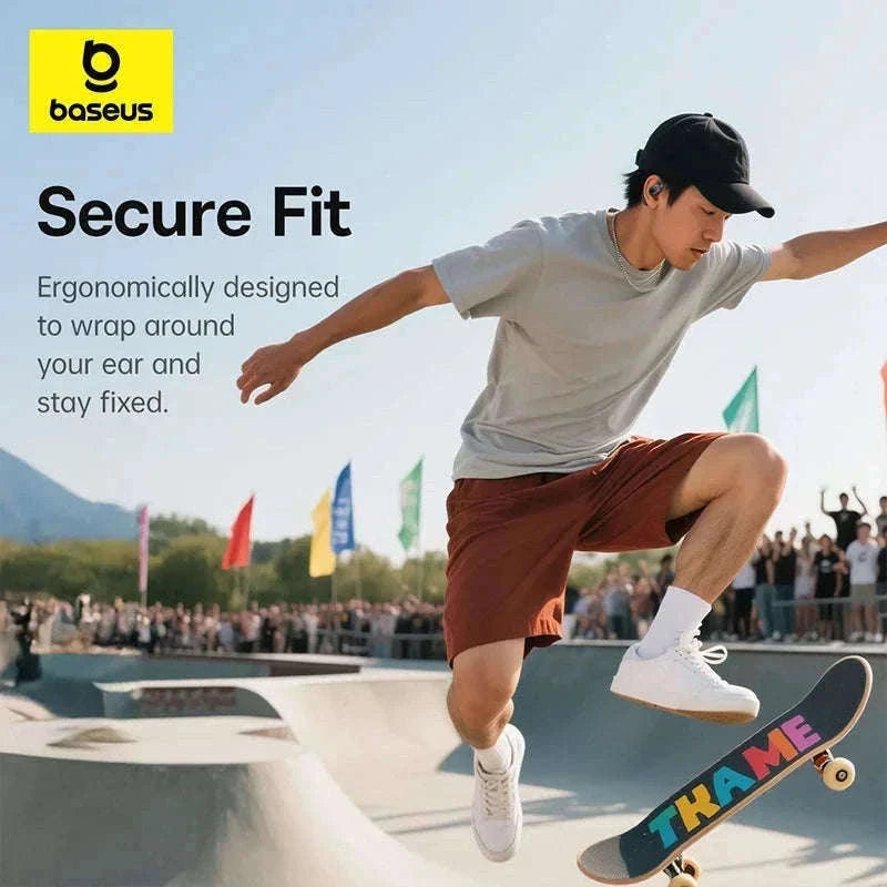 Baseus Eli 2i Fit Open-Ear Wireless Earphones-White