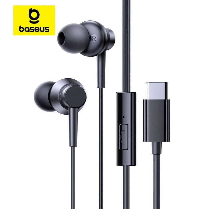 Baseus Encok CZ11/HZ11 Wired Earphones with Mic-CZ11 Cluster Black