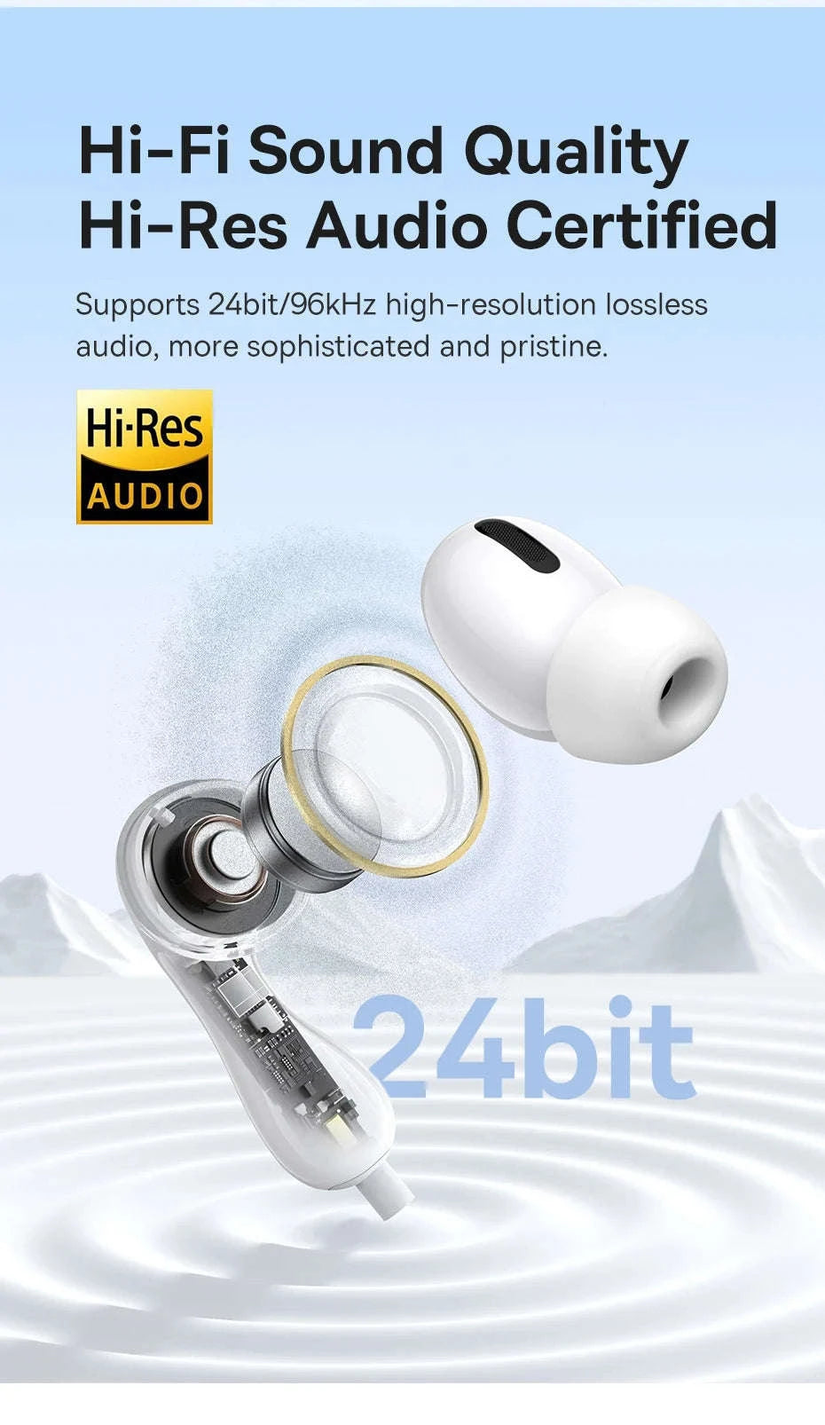 Baseus Encok CZ20/HZ20 Wired Earphones with Hi‑Res Audio and Mic-HZ20-Black