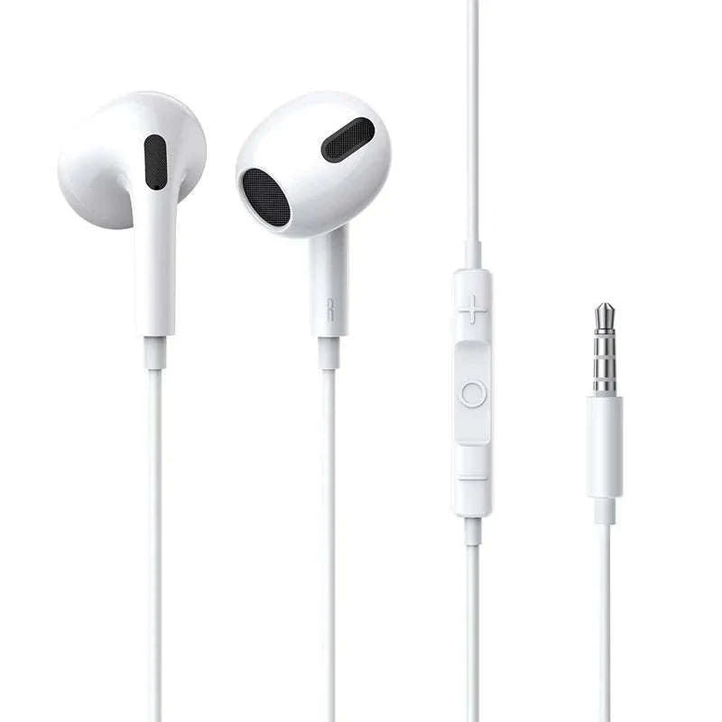 Baseus H17 3.5mm Wired Earphones with Microphone-3.5mm White