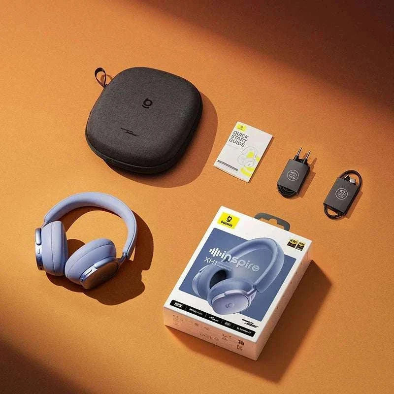 Baseus Inspire XH1 ANC Wireless Headphones 100Hr Hi-Res LDAC-Cosmic Black / China Mainland