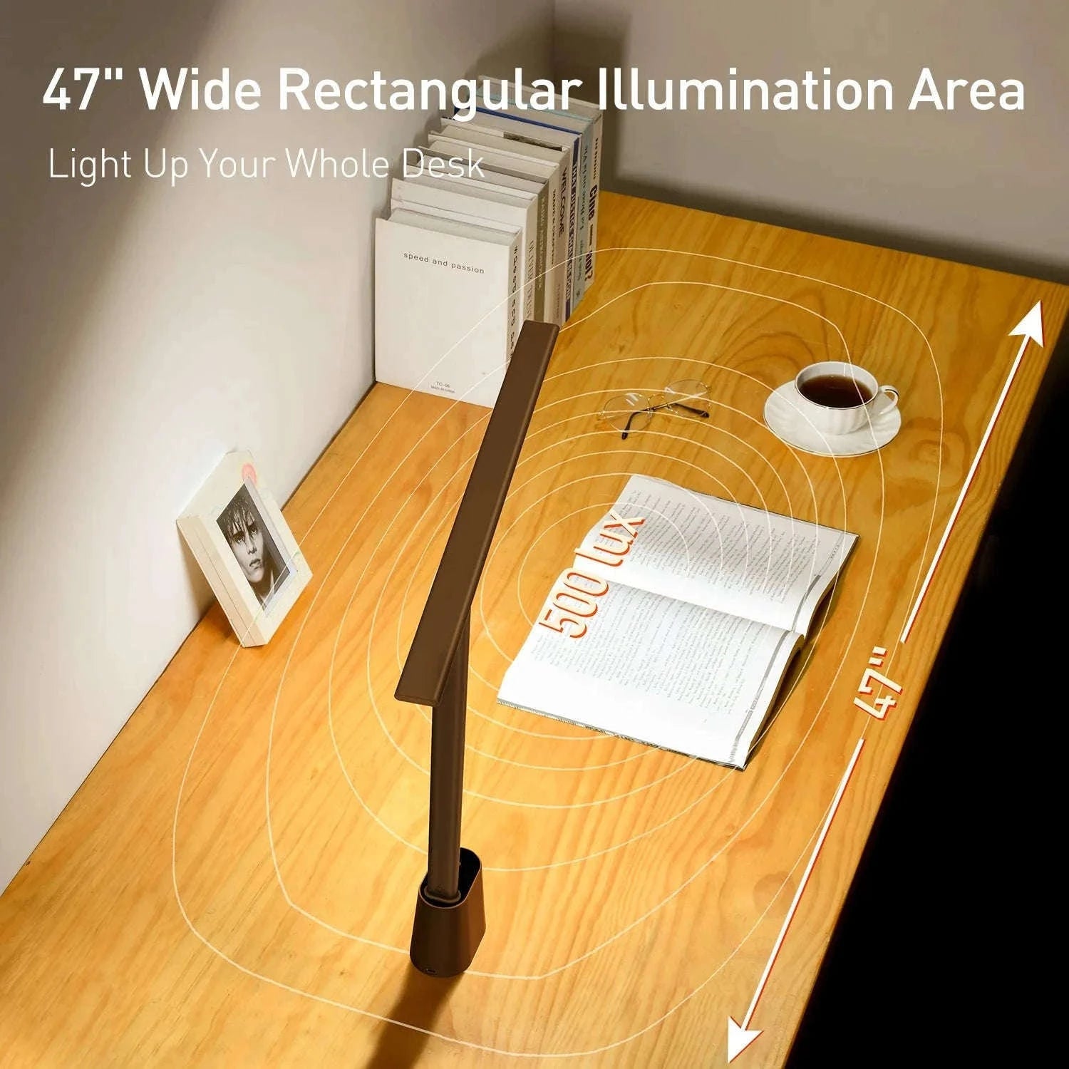 Baseus LED Desk Lamp with Smart Eye Protection-White No Adapt / WHITE / L|0-5W