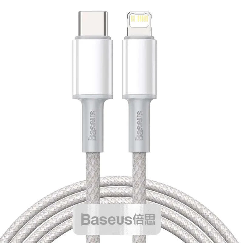 Baseus PD 20W USB‑C Cable for iPhone Fast Charging-Black / 1m