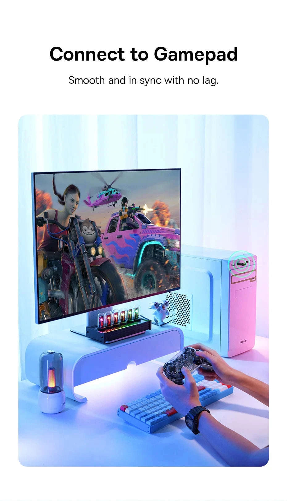 Baseus USB Bluetooth Adapter 5.3 Wireless Dongle-Black