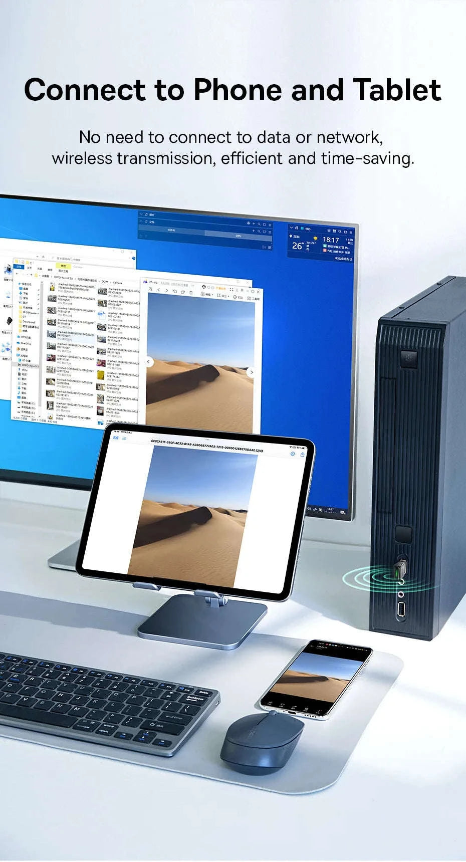 Baseus USB Bluetooth Adapter 5.3 Wireless Dongle-Black