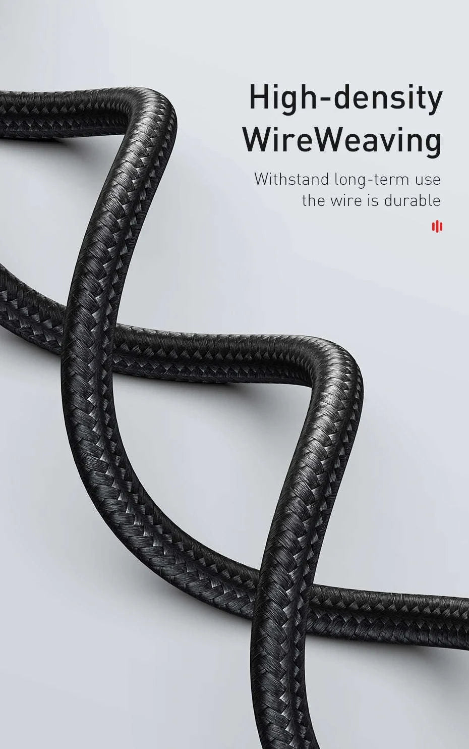 Baseus USB C Cable Quick Charge 3.0 Fast Charging-Gray Black / 1m (3.28ft)