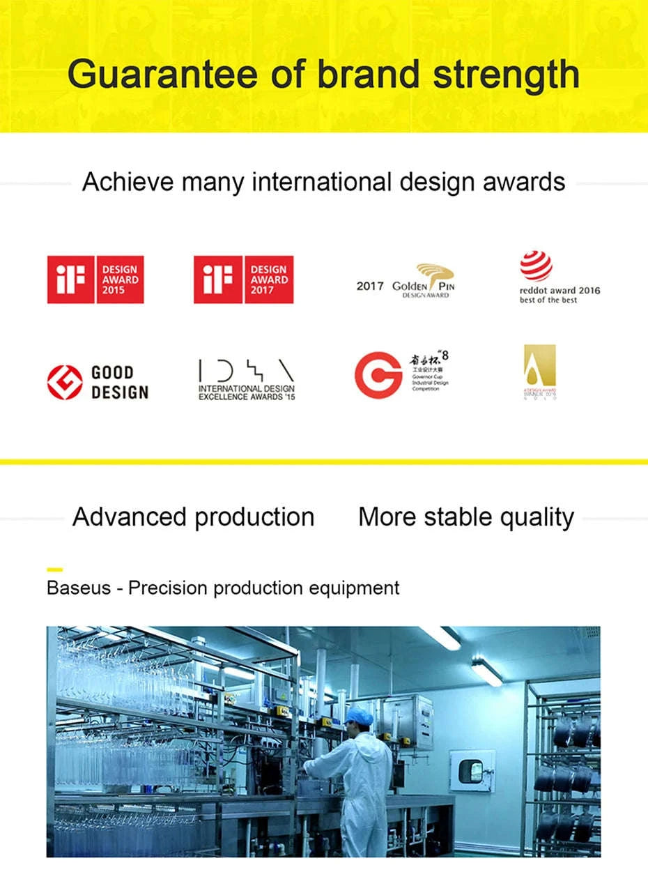 Baseus USB C Cable Quick Charge 3.0 Fast Charging-Gray Black / 1m (3.28ft)