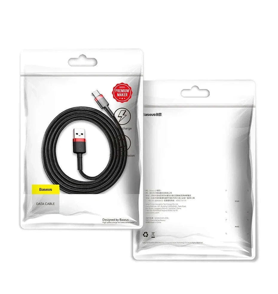 Baseus USB C Cable Quick Charge 3.0 Fast Charging-Gray Black / 1m (3.28ft)