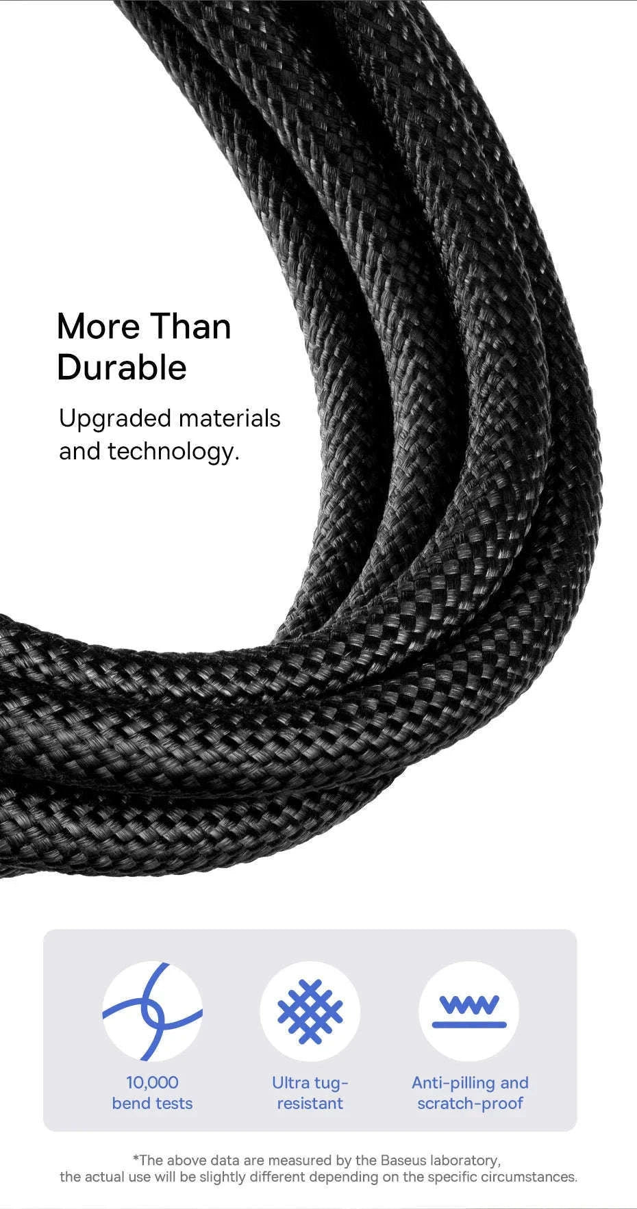 Baseus USB-C to Lightning Fast Charging Cable for iPhone-100W USB To Type-C / 1m