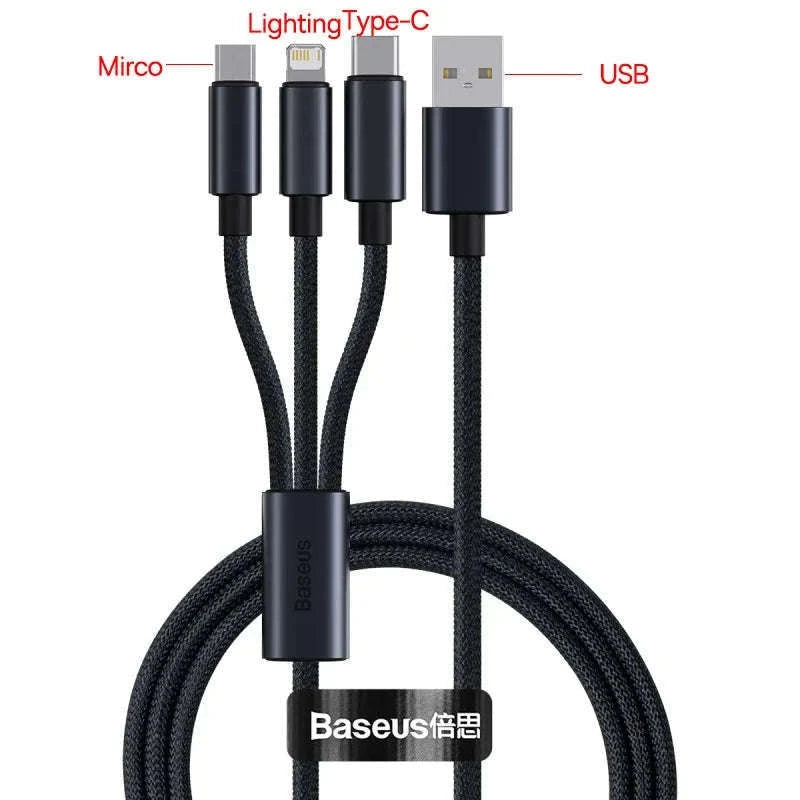 Baseus USB-C to Lightning Fast Charging Cable for iPhone-100W USB To Type-C / 1m