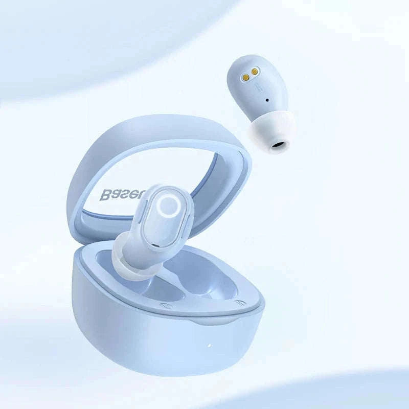 Baseus WM02 True Wireless Earbuds Bluetooth 5.3 with 25H Playtime-White
