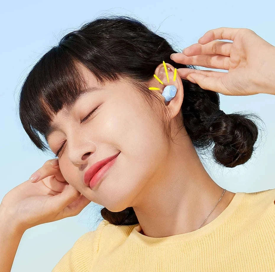 Baseus WM02 True Wireless Earbuds Bluetooth 5.3 with 25H Playtime-White