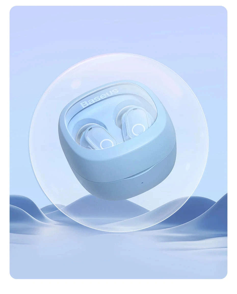 Baseus WM02 TWS Wireless Earbuds with Bluetooth 5.3-White