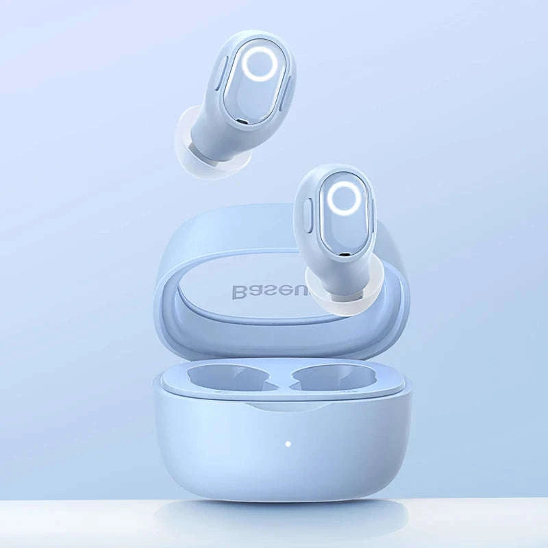 Baseus WM02 TWS Wireless Earbuds with Bluetooth 5.3-White