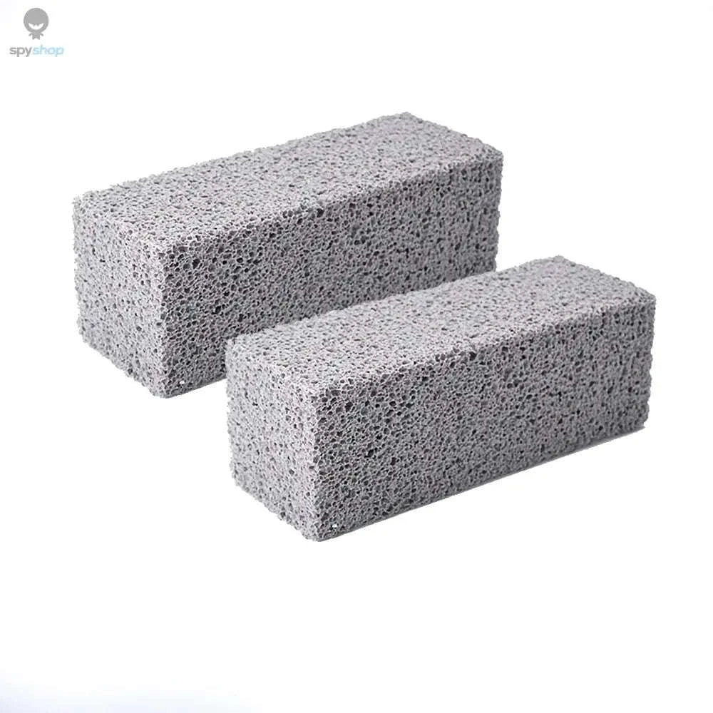 BBQ Grill Cleaning Brush – Pumice Block Scrubber for Easy Grill Care-GRAY