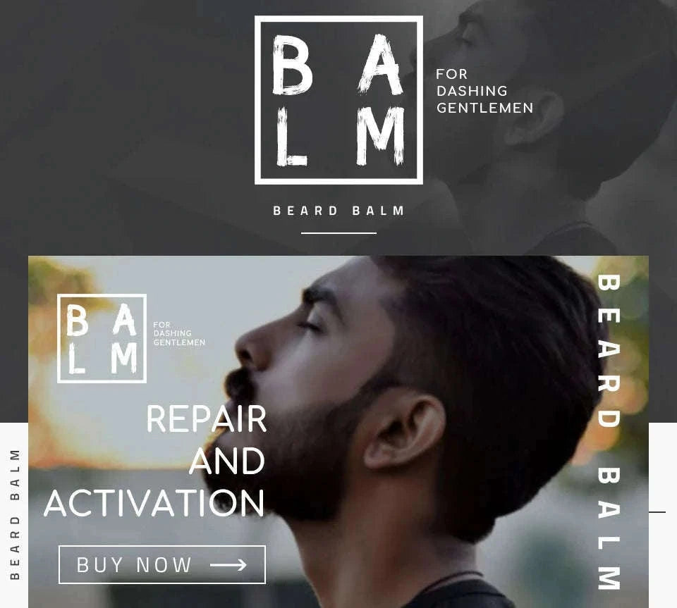 Beard Balm & Grooming Wax for Soft, Controlled Facial Hair-Default Title