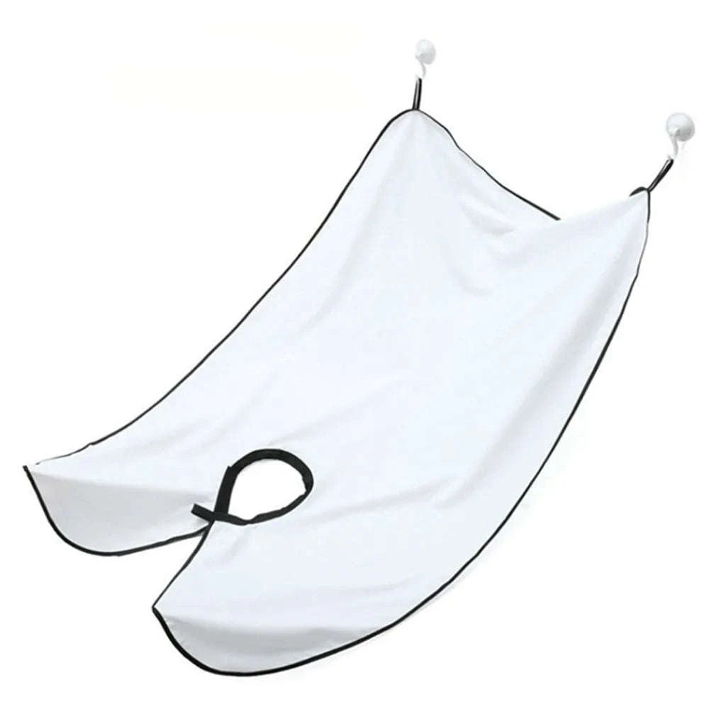 Beard Catcher Shaving Apron for Mess‑Free Grooming-G563B white