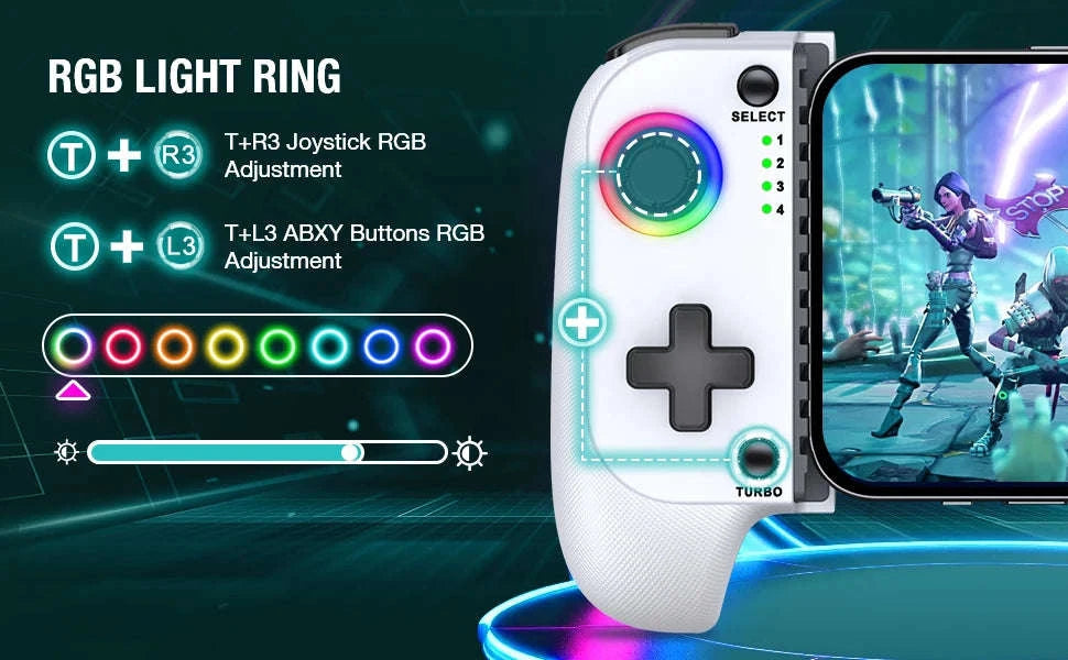 BEBONCOOL MC100 Bluetooth Mobile Game Controller for iOS Android-BEBONCOOL MC101 / United States
