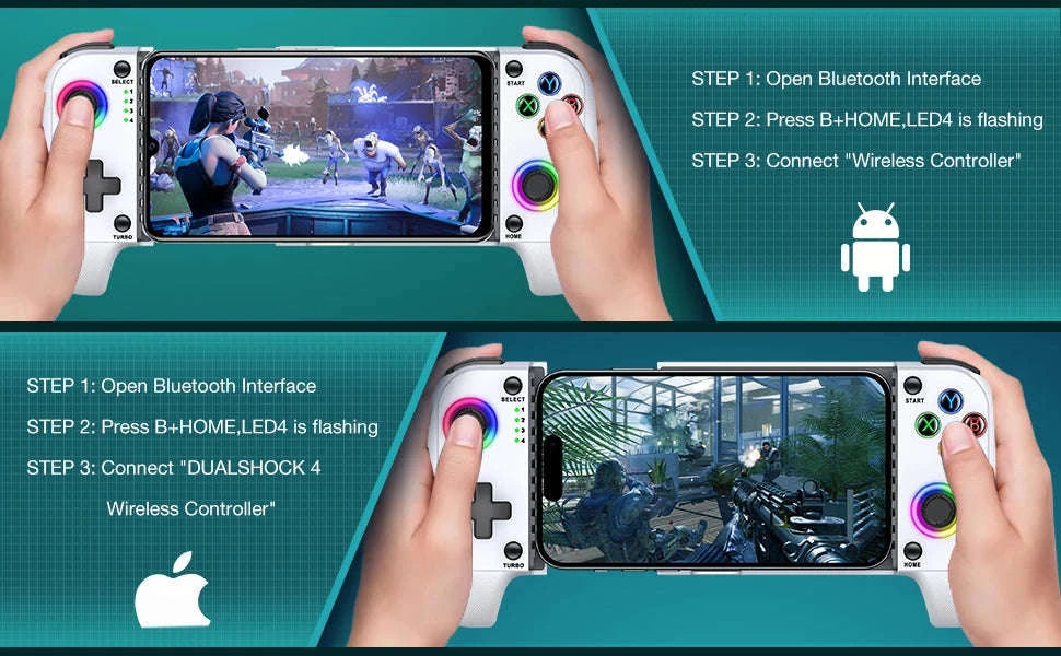 BEBONCOOL MC100 Bluetooth Mobile Game Controller for iOS Android-BEBONCOOL MC101 / United States