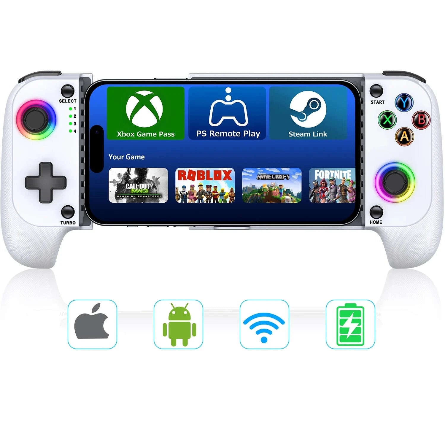 BEBONCOOL MC100 Bluetooth Mobile Game Controller for iOS Android-BEBONCOOL MC101 / United States