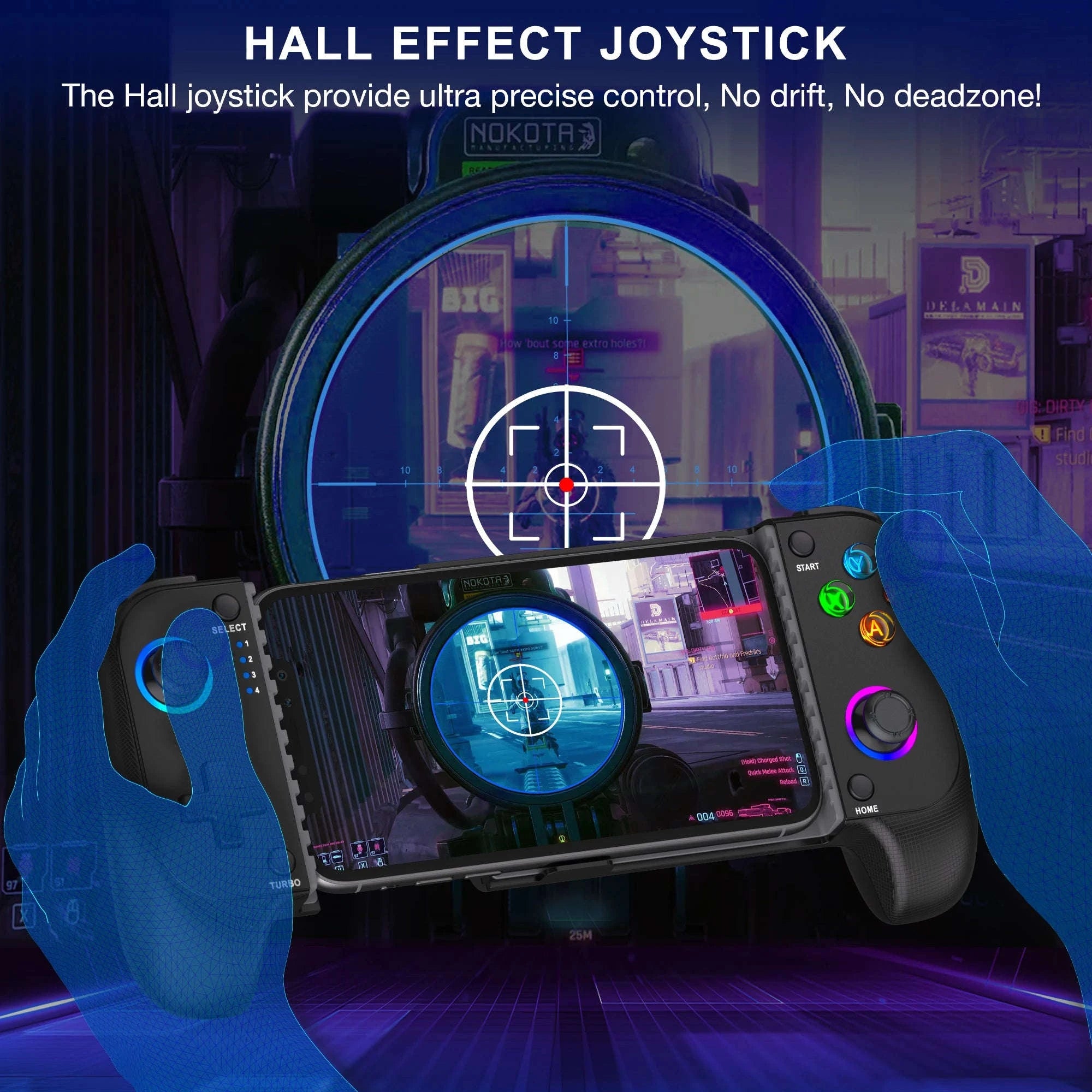 BEBONCOOL MC100 Bluetooth Mobile Game Controller for iOS Android-BEBONCOOL MC101 / United States