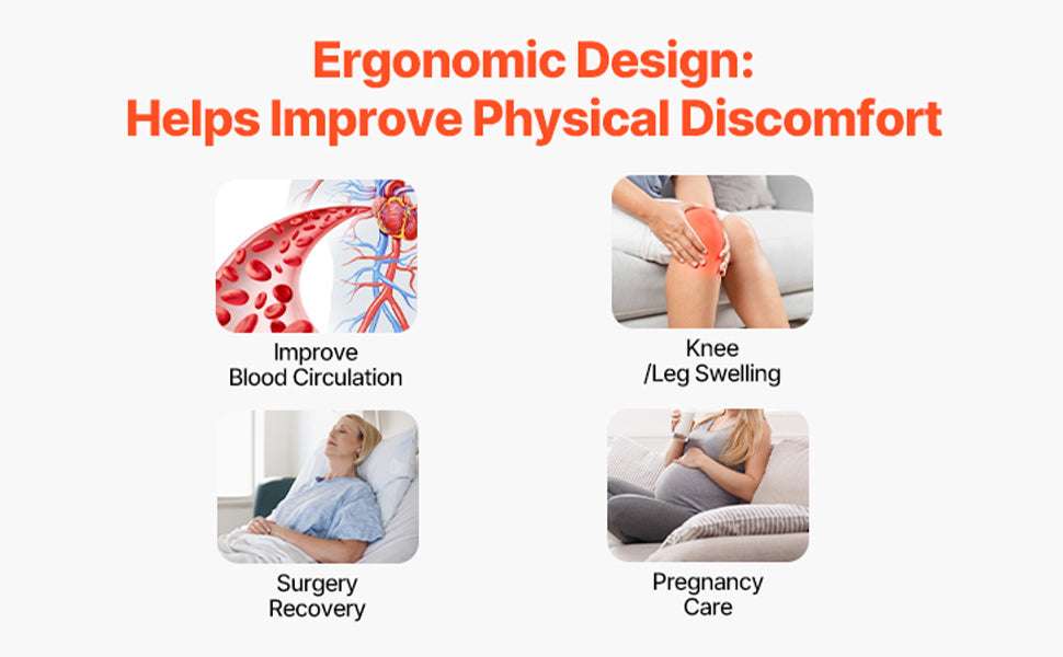 Bed Wedge Pillow for Acid Reflux, Snoring & Post-Surgery Support-2 Pcs / United States