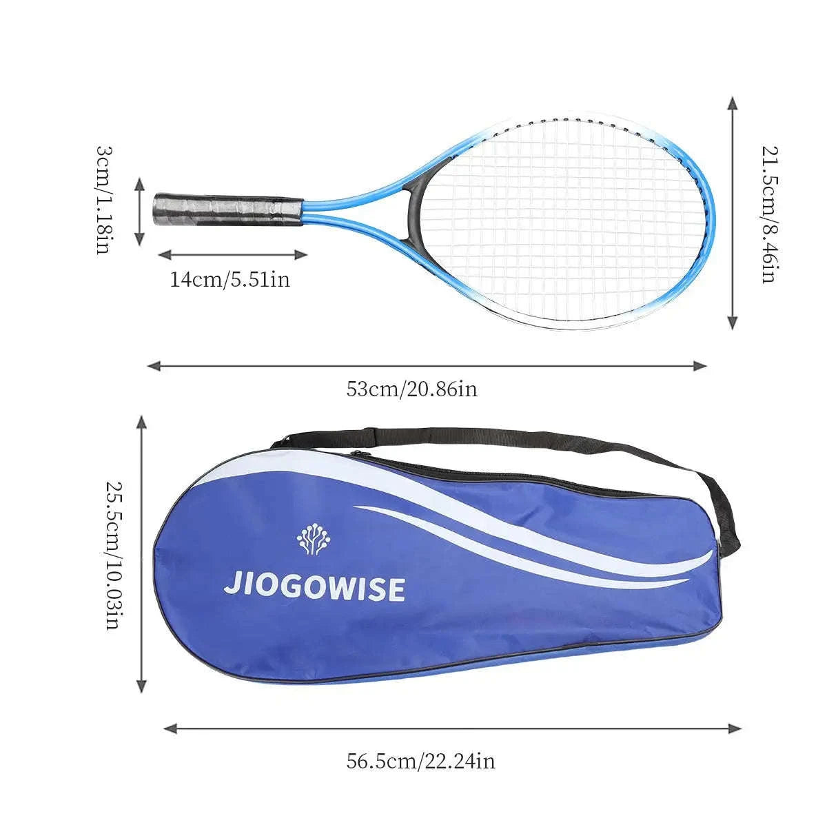 Beginner Tennis Racket Set with Bag and Ball-4pcs set