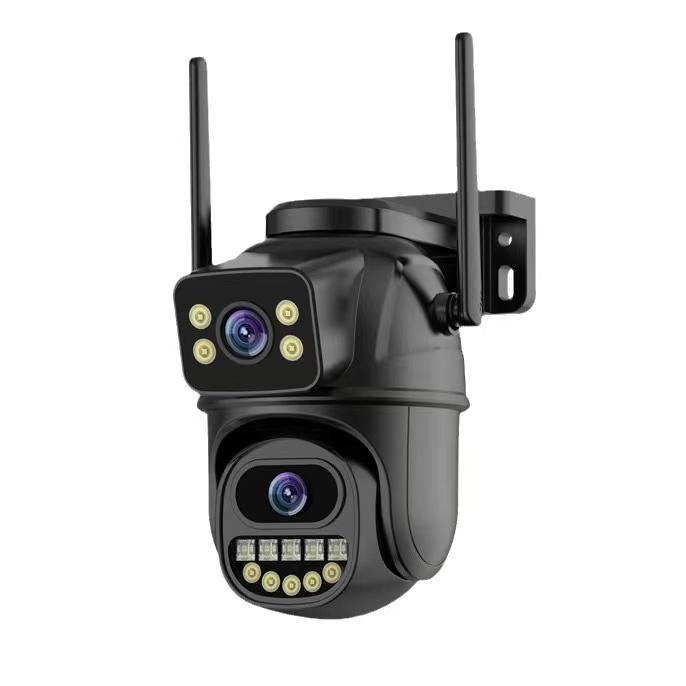 BELIA 4K 8MP WiFi Surveillance Camera with Dual‑Lens PTZ Control-4MP NO SD Card / US Plug