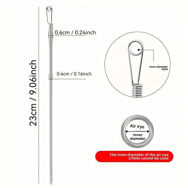 Bendable Drawstring Threader | Flexible Clip Tool for Pants & Hoodies-5pcs