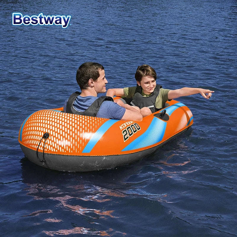 Bestway Inflatable Kayakway 61136/61140/61142/61146 1-3 Person Heavy Duty PVC Rafting Boat-4ft11inx 33in1people