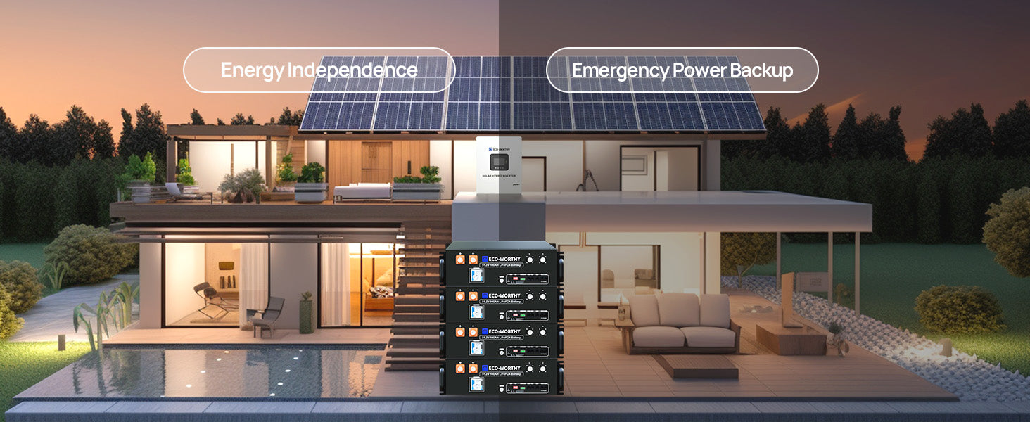 48V 100Ah LiFePO4 baterie pro serverový stojan 5,12 kWh s Bluetooth