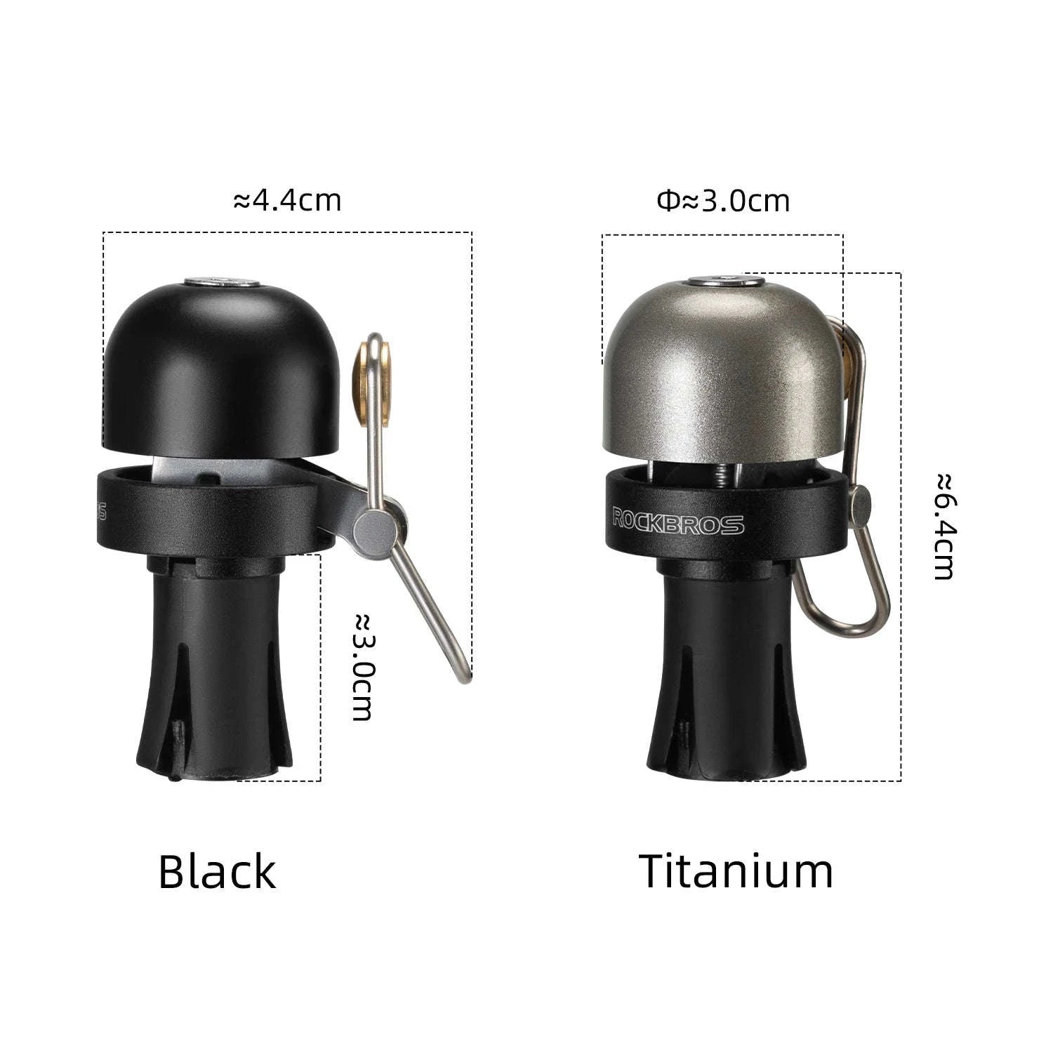 Bicycle Bell 100dB Loud Ring for 22.2mm Handlebars-BB2502-ab