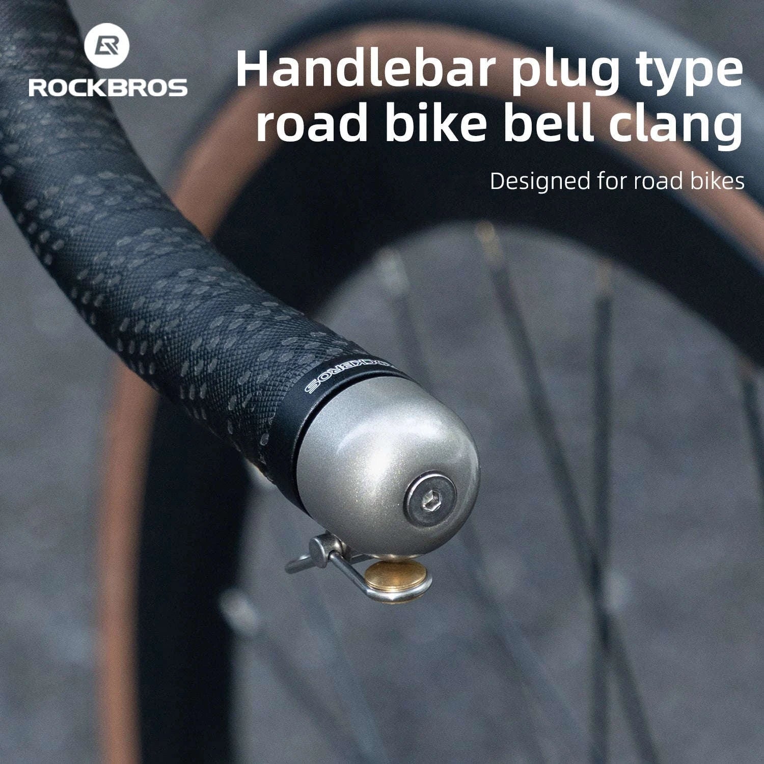 Bicycle Bell 100dB Loud Ring for 22.2mm Handlebars-BB2502-ab