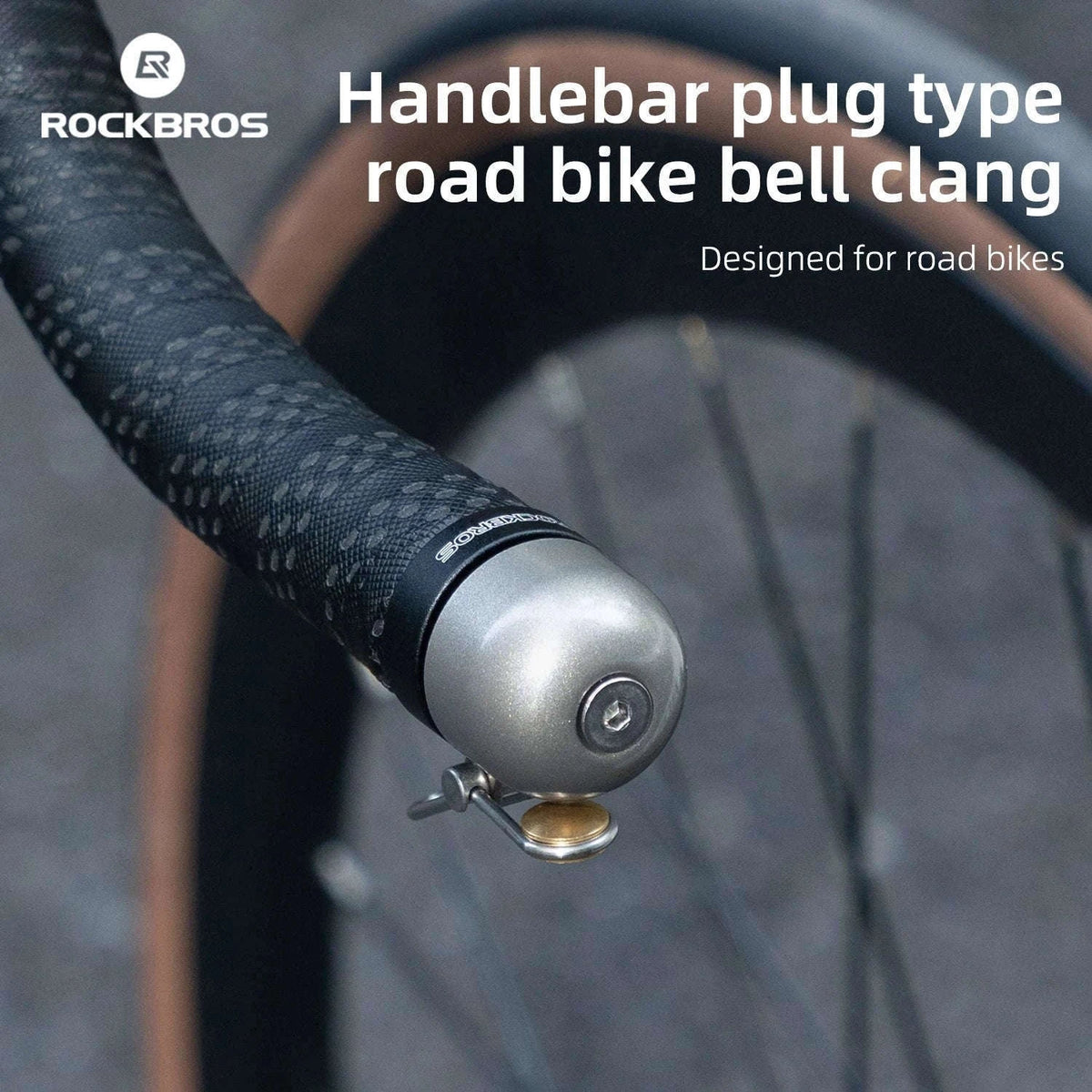 Bicycle Bell 100dB Loud Ring for 22.2mm Handlebars-BB2502-ab