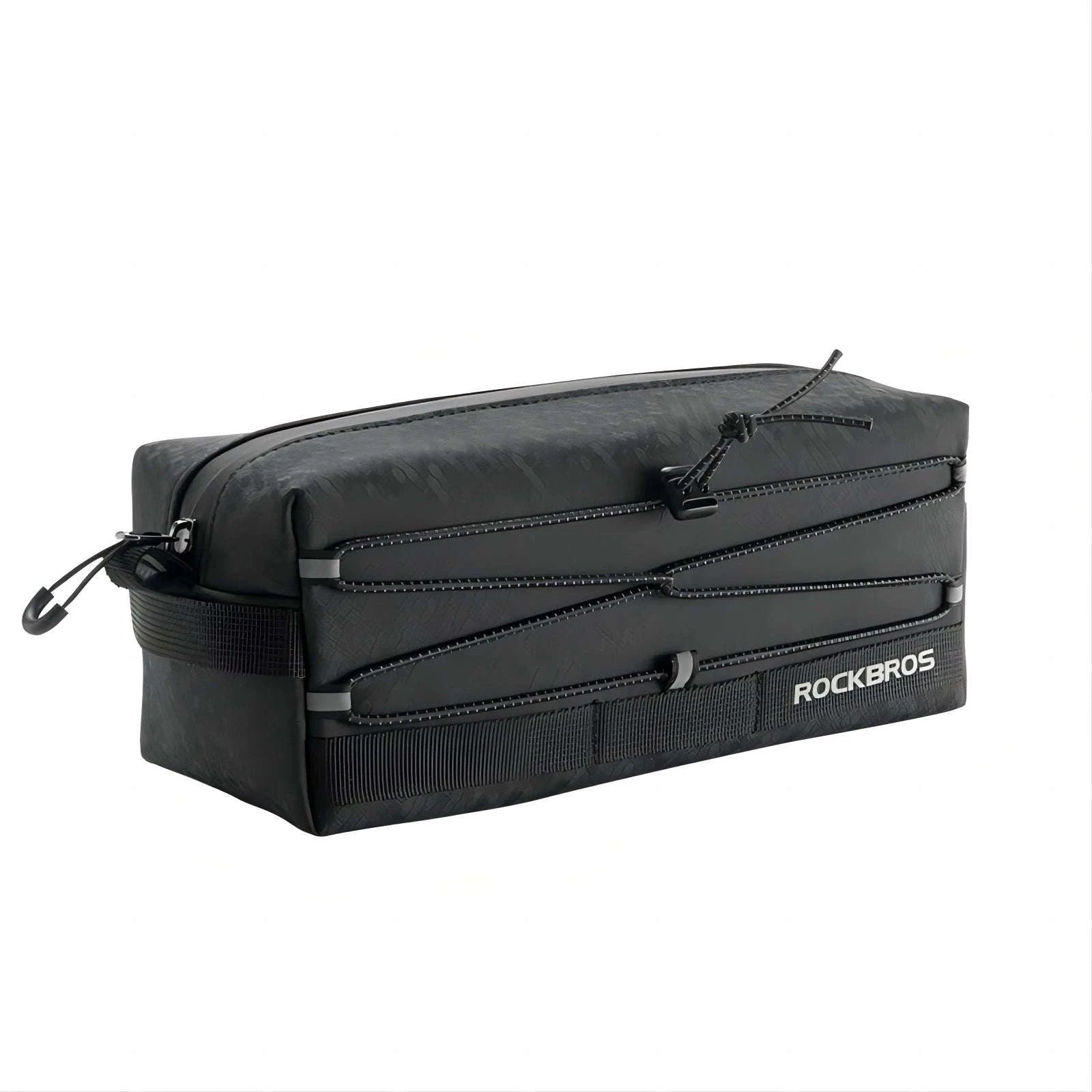 Bicycle Front Handlebar Bag 2L Storage with Strap and Reflective Design-B111
