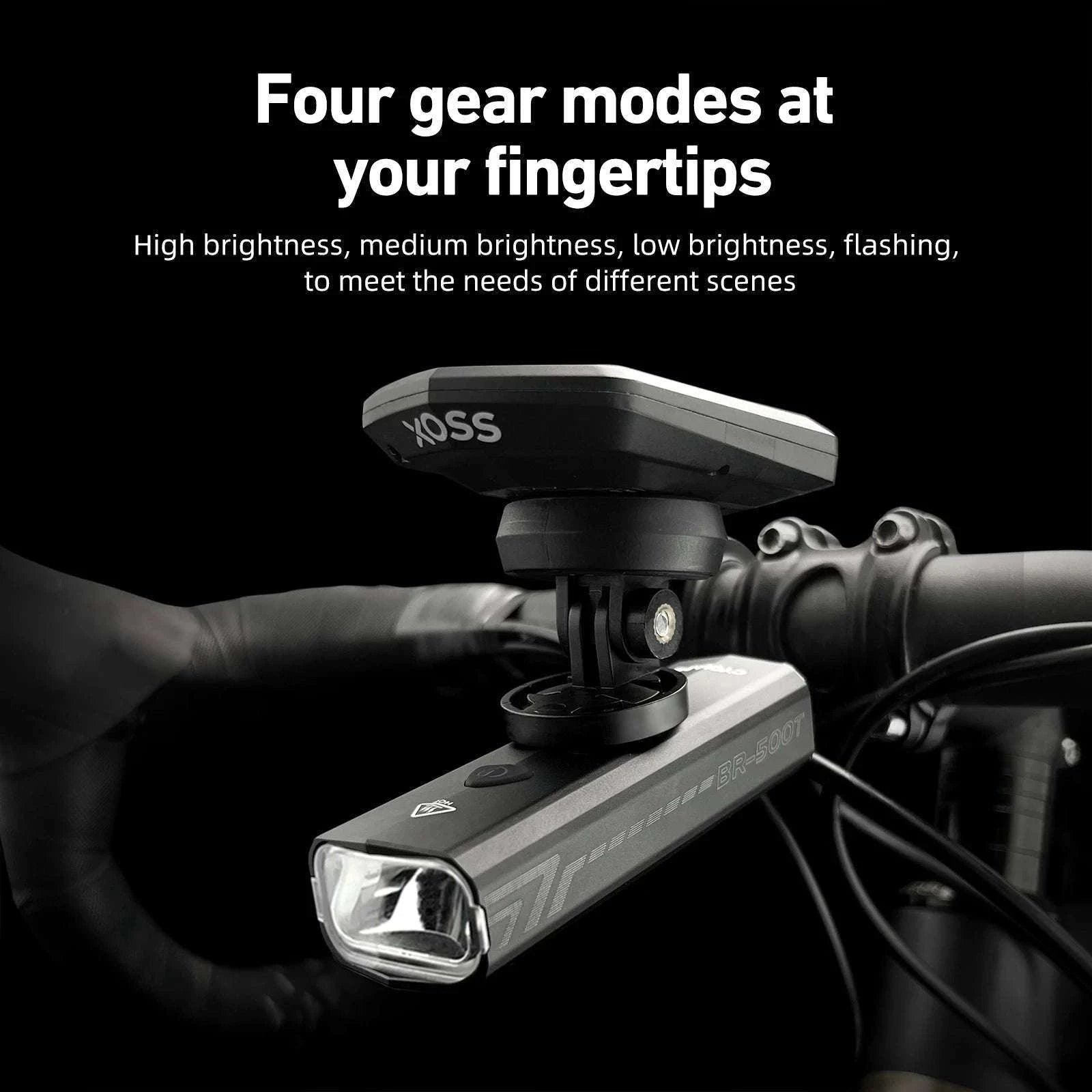 Bicycle Front Light 500LM Waterproof Headlight-