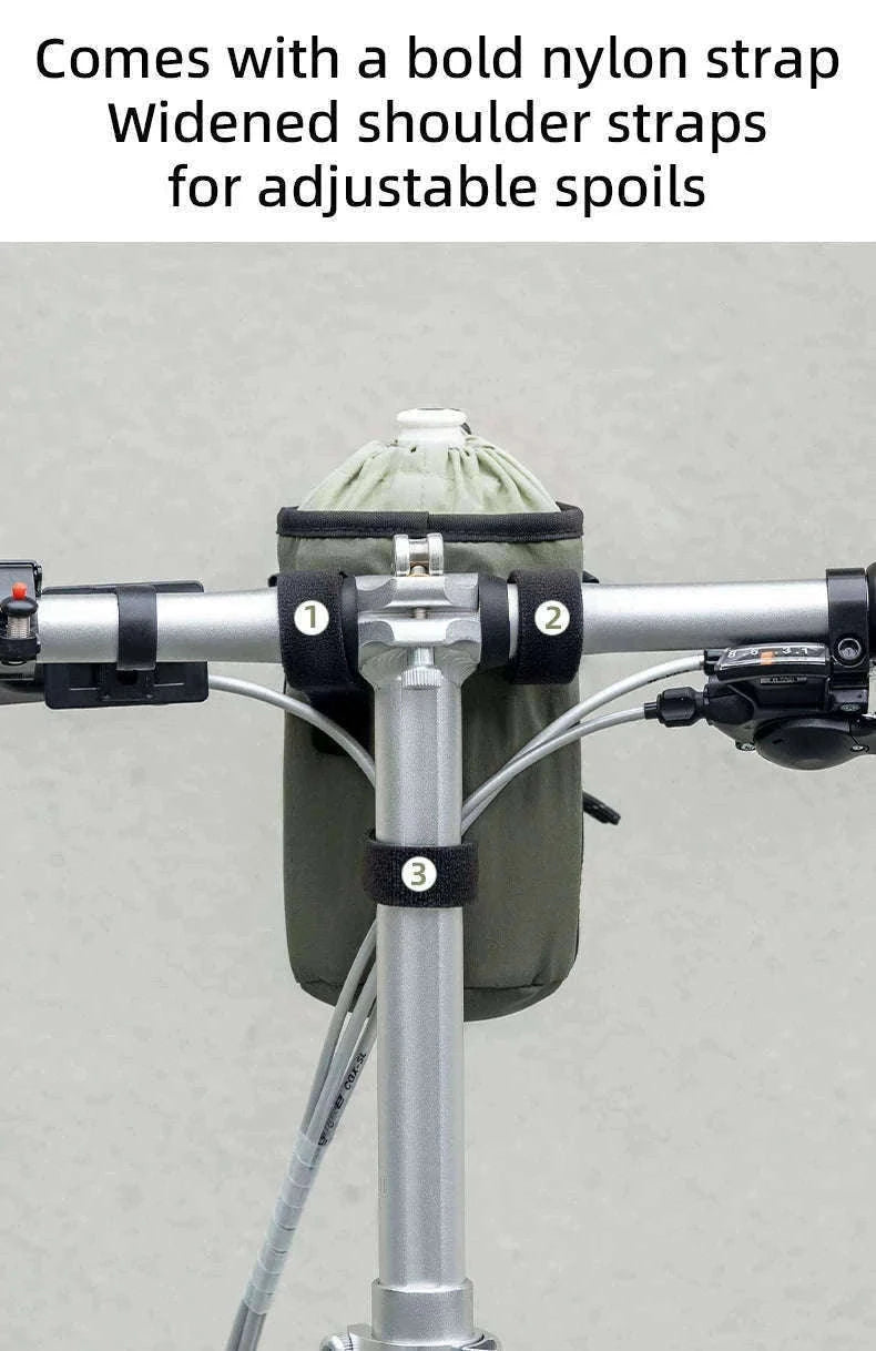 Bicycle Handlebar Bag 1L Light & Rainproof Bottle Carrier-P003 / About 1L