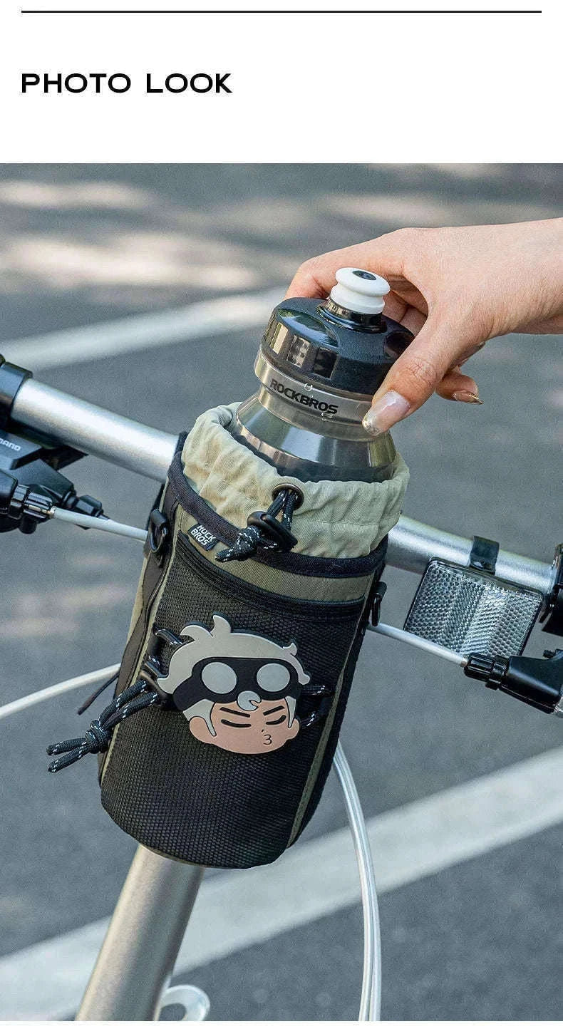 Bicycle Handlebar Bag 1L Light & Rainproof Bottle Carrier-P003 / About 1L