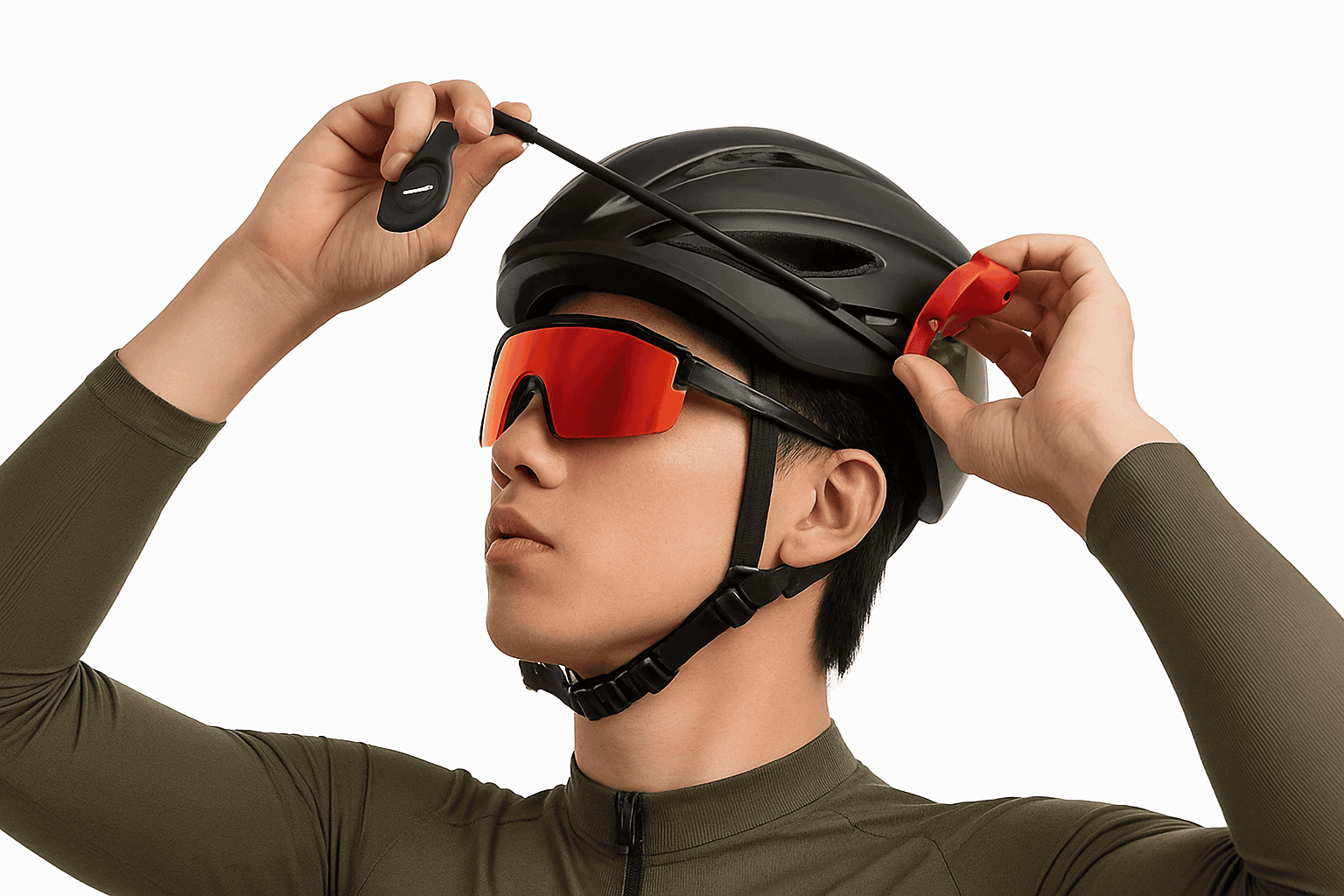 Bicycle Helmet Rearview Mirror with 360° Adjustable Viewing Angle-26210006001