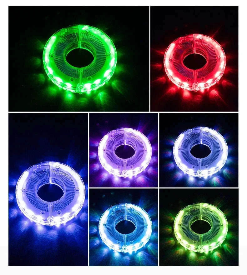 Bicycle Wheel Light 12-LED USB Rechargeable Spoke Light-LD79 MTB style
