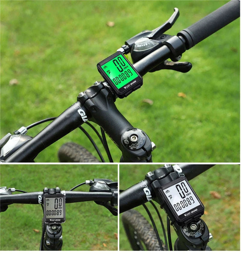 Bicycle Wireless Computer with Backlight Odometer and Speedometer-Wireless Computer
