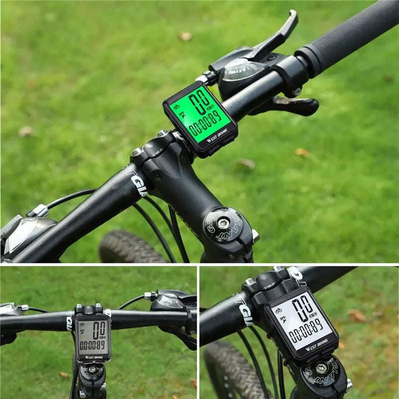 Bicycle Wireless Computer with Backlight Odometer and Speedometer-Wireless Computer