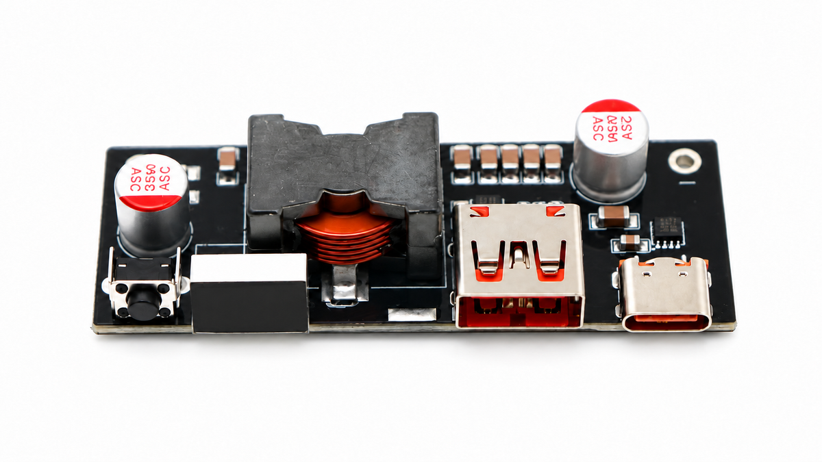 Bidirectional charging board on a white background