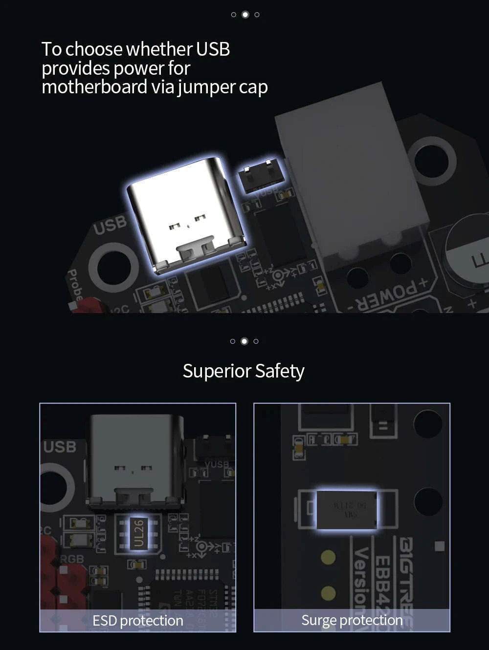 BIGTREETECH EBB36 CAN V1.2 Board for Klipper Hotend and 36‑Stepper Setups-EBB36 With MAX31865 / United States